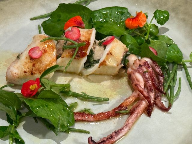 LE RESTAURANT DES ARTS - LE TOUQUET Encornet farci, praires