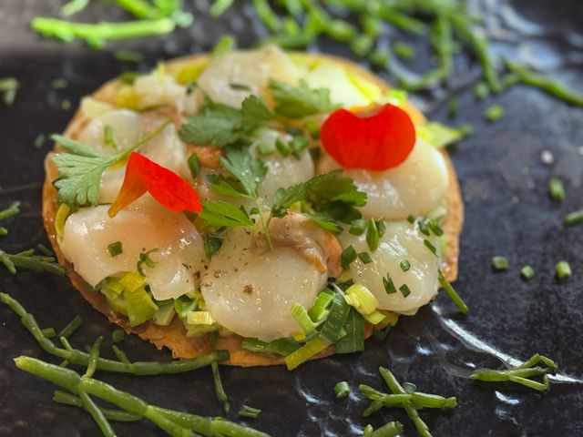 LE RESTAURANT DES ARTS - LE TOUQUET - Restaurant Le Touquet Tarte fine Saint Jacques